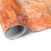 古いフローラの壁紙グランジ裏返し（ヴィネット付き） ラッピングペーパー (ロールコーナー)