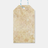 古いフローラ壁紙 ギフトタグ (裏面)