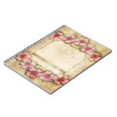 古いフローラ壁紙 ノートブック (左側)