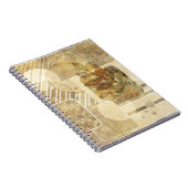 古いフローラ壁紙 ノートブック (右側)