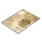 古いフローラ壁紙 ノートブック (左側)