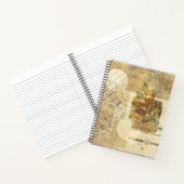 古いフローラ壁紙 ノートブック (内部)