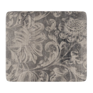 古いフローラ カッティングボード