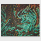 古いブックカバーと抽象芸術アンティークパターン ラッピングペーパー (フラット)