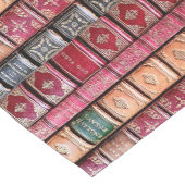 古いブックライブラリのショートテーブルランナー ショートテーブルランナー (コーナー)