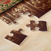 古いブックライブラリ ジグソーパズル (側面)