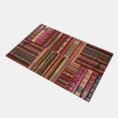 古いブックライブラリ ドアマット (アングル)