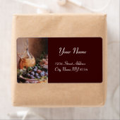 古いブドウ畑ワインの試飲パーティーラベル ラベル (インサイチュ)