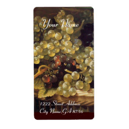 古いブドウ畑ワインの試飲パーティーラベル ラベル