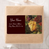 古いブドウ畑ワインの試飲パーティーラベル ラベル (インサイチュ)