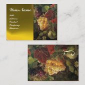 古いブドウ畑、ワイン試飲パーティーモノグラム 名刺 (正面/裏面)