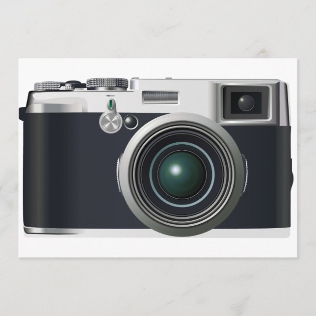 古いブラックカメラ (正面)