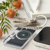 古いブラックカメラ キーホルダー (正面右)