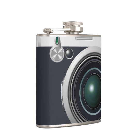 古いブラックカメラ フラスク (右)