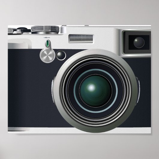 古いブラックカメラ ポスター (正面)