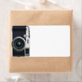 古いブラックカメラ ラベル (インサイチュ)