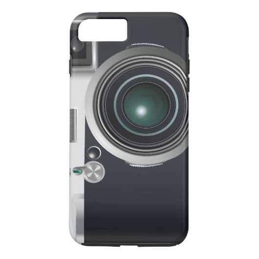 古いブラックカメラ Case-Mate iPhoneケース (裏面)