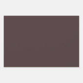 古いブルゴーニュ無地のー色 ラッピングペーパーシート (正面2)