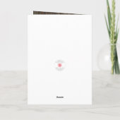 「古いブルー」プニー·ビール·ウッド·誕生日·カード カード (裏面)