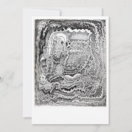 古いブレインフラットカードからのリマインダー サンキューカード