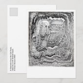 古いブレインフラットカードからのリマインダー サンキューカード (正面/裏面)