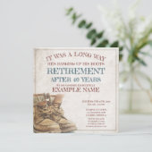 古いブーツでの引退発表 (スタンド正面)