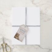 古いブーツでの退職の発表V1.0 ギフトタグ (より糸付き)