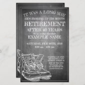 古いブーツでの退職の発表V3.0 (正面/裏面)