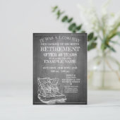 古いブーツでの退職の発表V3.0 シーズンポストカード (スタンド正面)