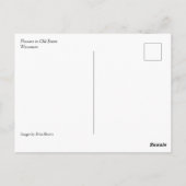 古いブーツの花 ポストカード (裏面)