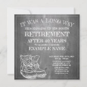 古いブーツV3.0での引退発表 (正面)