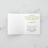 古いブートハウスのアドレスカードの変更 案内状 (内部)