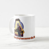 古いプールプレイヤー コーヒーマグカップ (正面左)