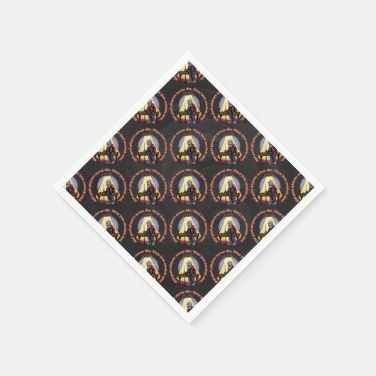 古いプールプレイヤー スタンダードカクテルナプキン (角)