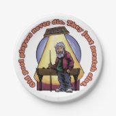 古いプールプレイヤー ペーパープレート (正面)