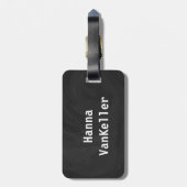 古いプールプレイヤー ラゲッジタグ (裏面縦)