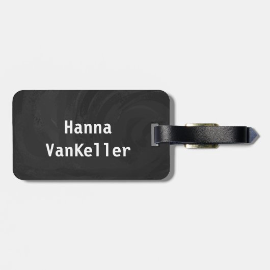 古いプールプレイヤー ラゲッジタグ (裏面横)