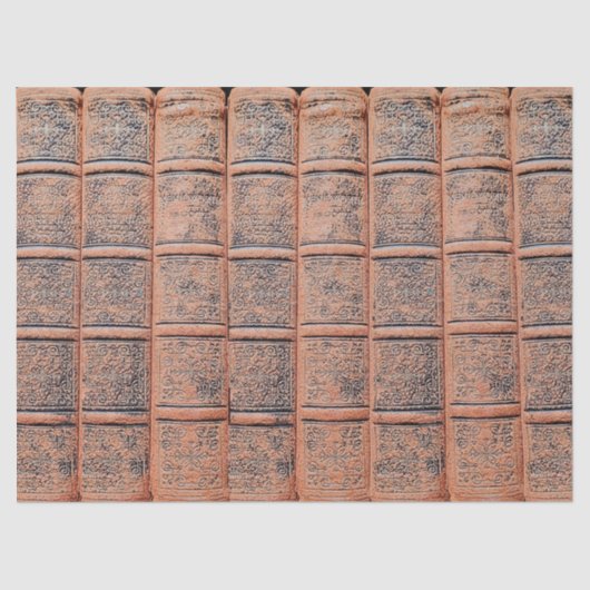 古いベージュブックライブラリの切り離し 薄葉紙 (正面)