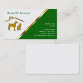 古いペット名刺 名刺 (正面/裏面)