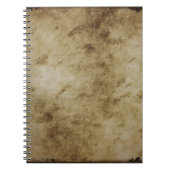 古いページ紙ヴィンテージアンティーク ノートブック (正面)