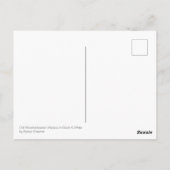 古いボロボロのメールボックスは黒と白に風化 ポストカード (裏面)