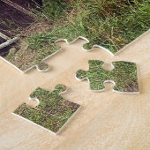 古いボート小屋、リンディスファーン ジグソーパズル (側面)