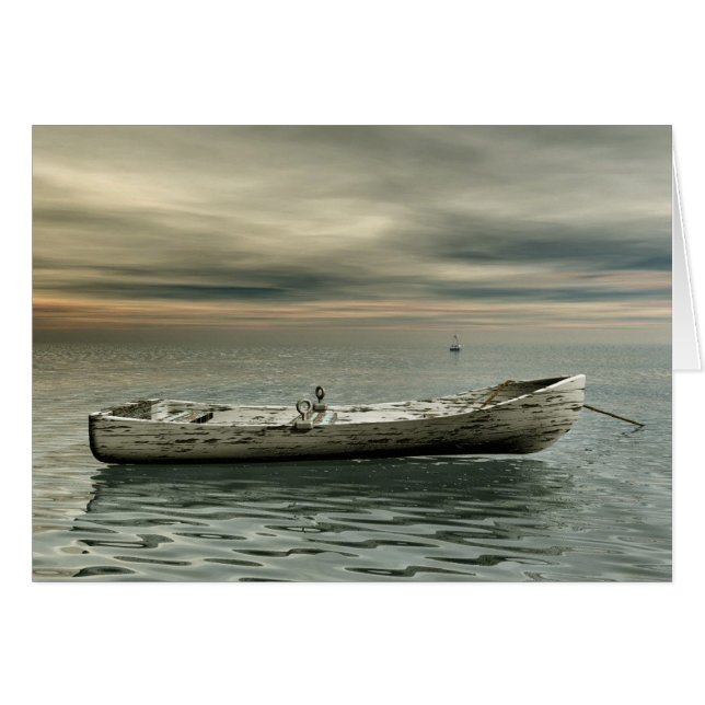 古いボート (正面横)