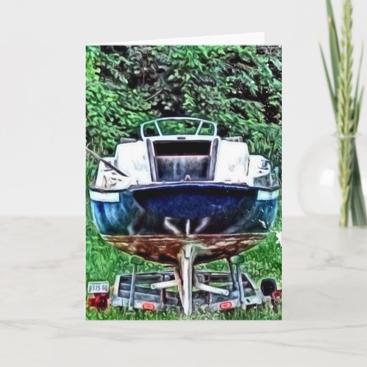 古いボート カード (正面)