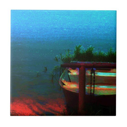 古いボート タイル (正面)