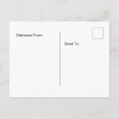 古いボードの背景を持つホルスタイン牛 ポストカード (裏面)