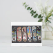 古いボード ポストカード (スタンド正面)