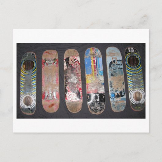 古いボード ポストカード (正面)