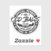 古いボールクラブのメンバー シール (シート)