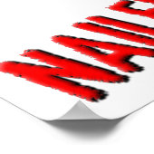 古いポスターに釘付けおもしろいする ポスター (角)